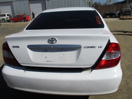 2002 TOYOTA CAMRY LE WHITE 2.4L AT Z17630